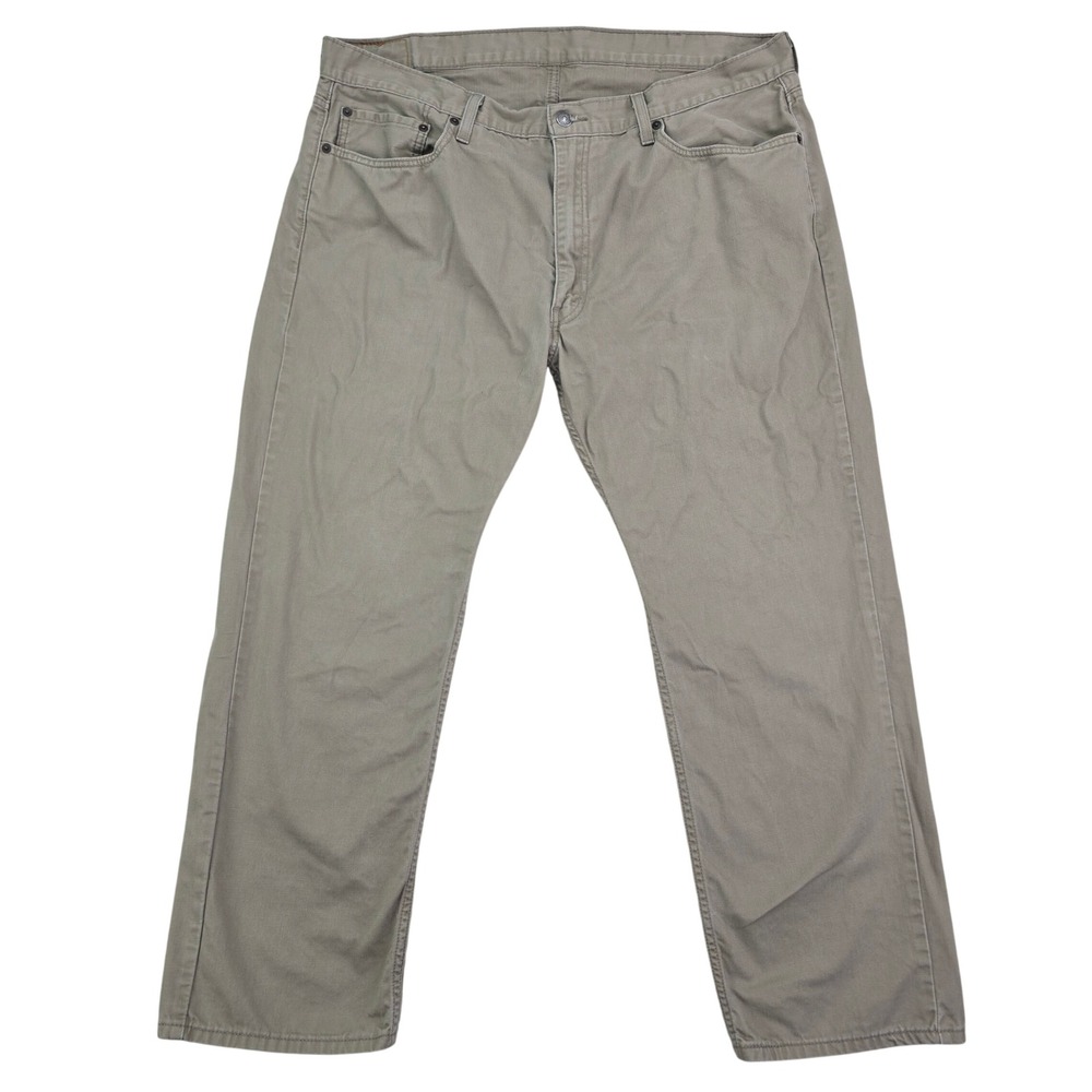 Levis 559 Relaxed Fit Straight Leg Jeans Mens 40x30 (40x28) Khaki Tan Pants